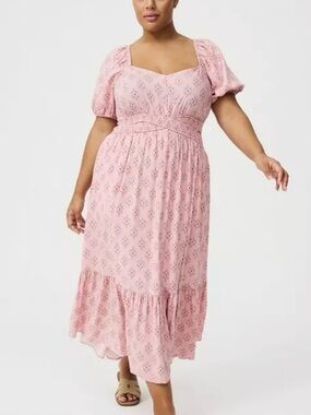 Cut-Out Tea Length Dress